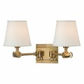 Hudson Valley Hillsdale 2 Light Wall Sconce 6232-AGB